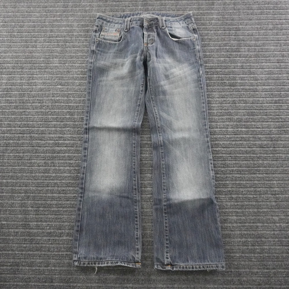 Diesel Jeans Zatiny 32 Straight Bootcut Faded Made in Italy Denim Button Fly